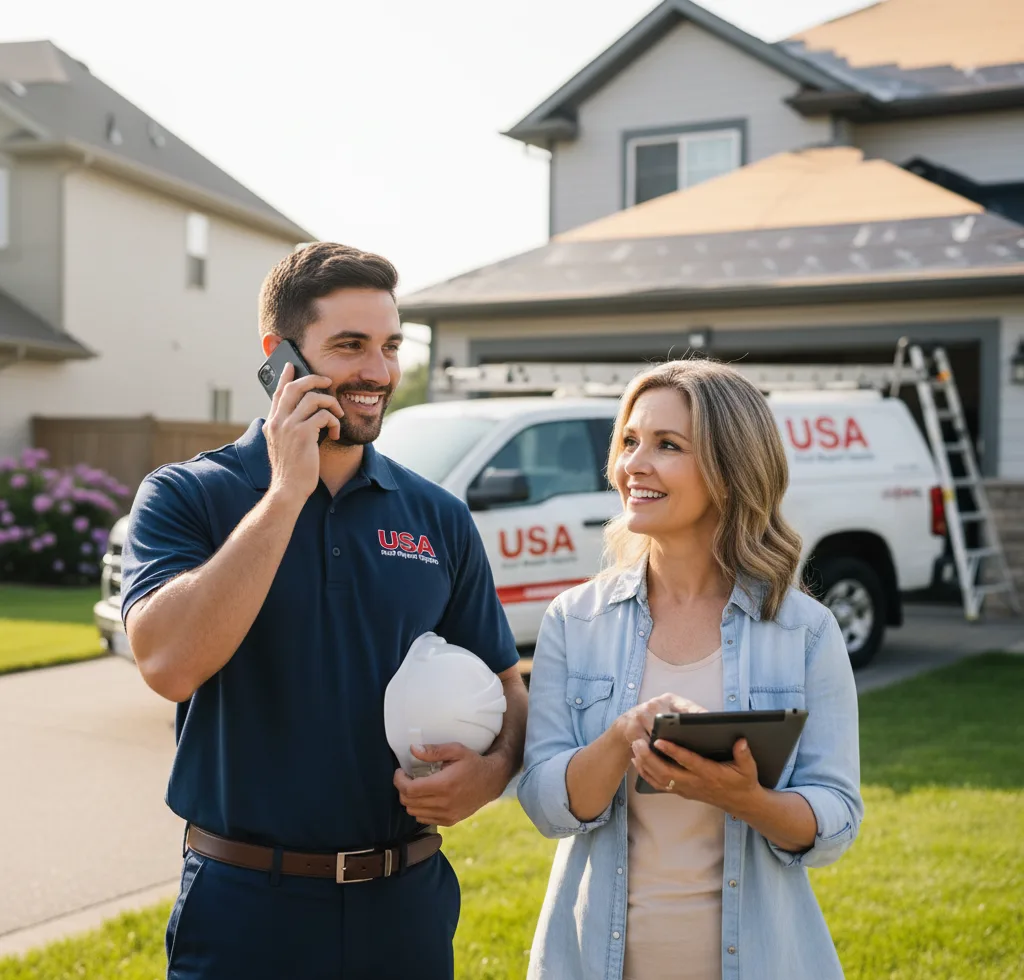 USA Roof Repair Experts customer support in Childersburg